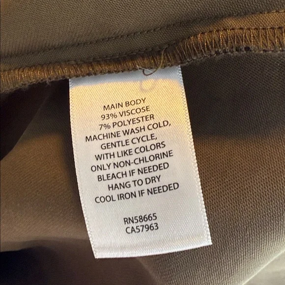 Nordstrom Midi Shirt Dress Long Sleeve Front Button Belted Pockets Green size s - Picture 10 of 10